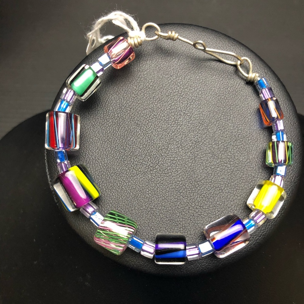 Handmade Glass Bead Bracelets